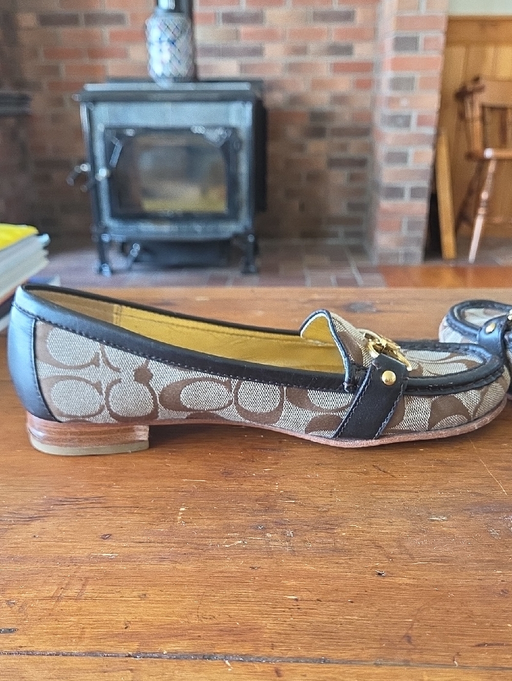Coach Eileen Heeled Flats Size 7.5 - Picture 5 of 11